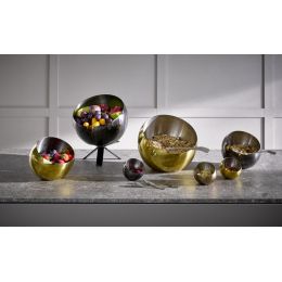 APS Schale SPHERE, 0,1 Liter, gunmetal, 3er Set