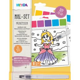 HEYDA Wasserfarben-Malset Prinzessin, 10 Motive