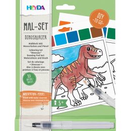 HEYDA Wasserfarben-Malset Zootiere, 10 Motive