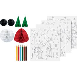 HEYDA 3D Mal-Set Wintertiere, 15-teilig