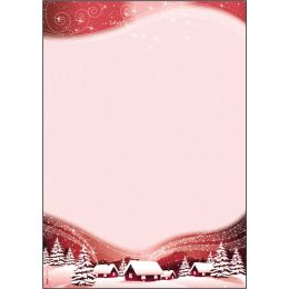 sigel Weihnachts-Motiv-Papier Glamorous Christmas, A4