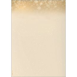 sigel Weihnachts-Motiv-Papier Golden Christmas Night, A4