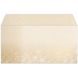 sigel Weihnachts-Motiv-Umschlag Beige Christmas Candle