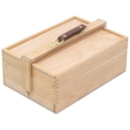 kangaro Knstler-Utensilienbox, 3 Etagen, Buchenholz